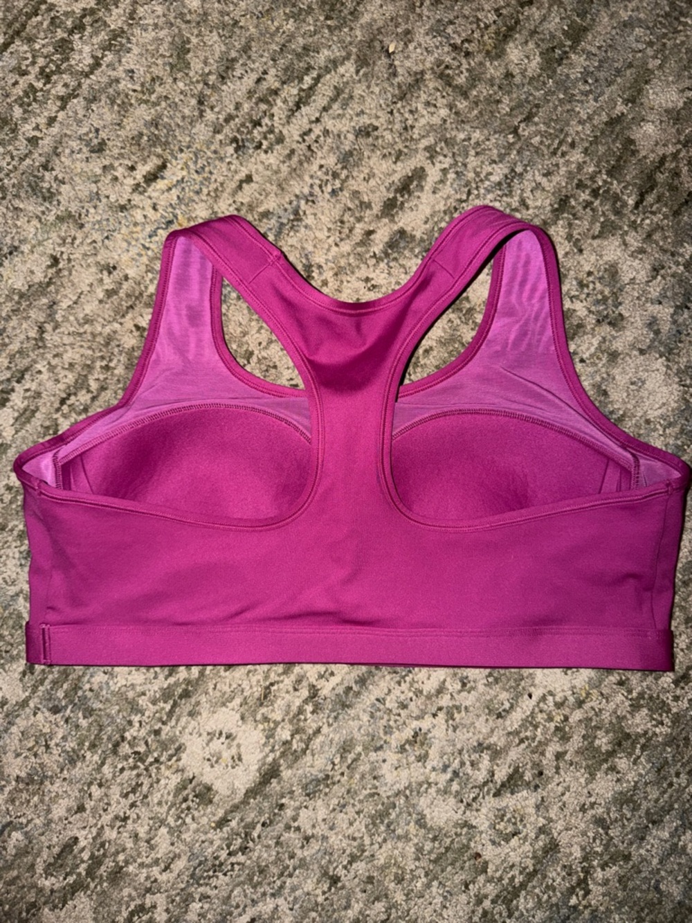 Nike Racerback Sports Bra in Bright Magenta - Picture 2 of 3